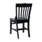 Flash Furniture HERCULES School House Back Black Wood Restaurant Chair XU-DG-W0006-BLK-GG - alternate 9